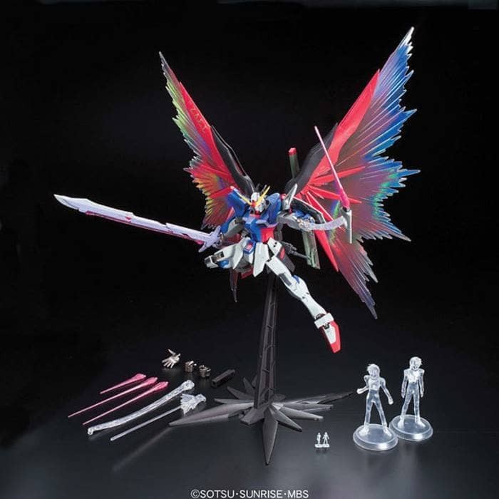 Bandai MG 1/100 Gundam Destiny Extreme Blast Mode ,full effect,chromed