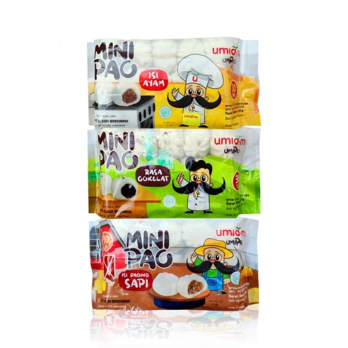 

Umami Minipao Coklat Ayam Sapi isi 30 pcs / Umami Pao Bakpau