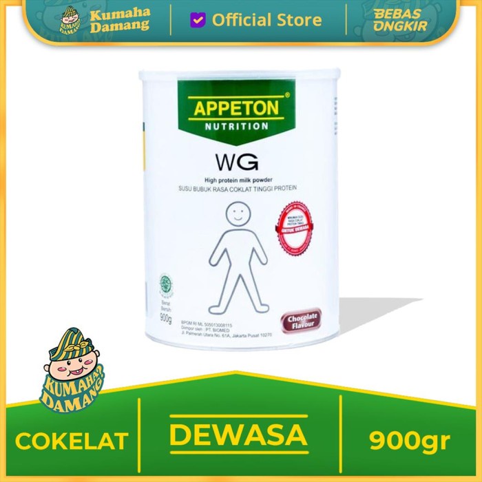 

Appeton Weight Gain Adult Coklat 900 gram