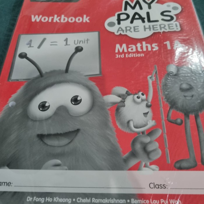 

Part my pals are here workbook 1A maths math marshall cavendish