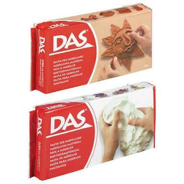 DAS modeling Clay 1kg White / Terracotta