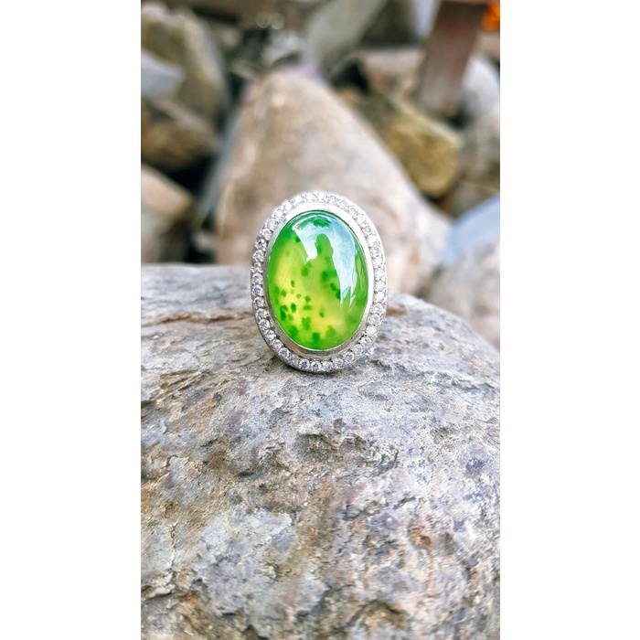 BATU AKIK LUMUT KUMBANG JATI KRISTAL