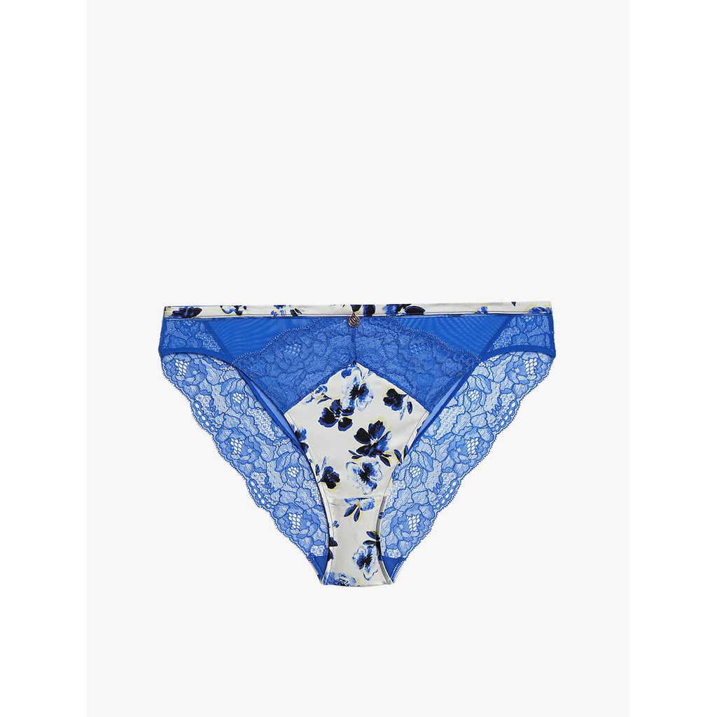 M&S - Celana Dalam Wanita - Fleur Silk & Lace High Leg Knickers