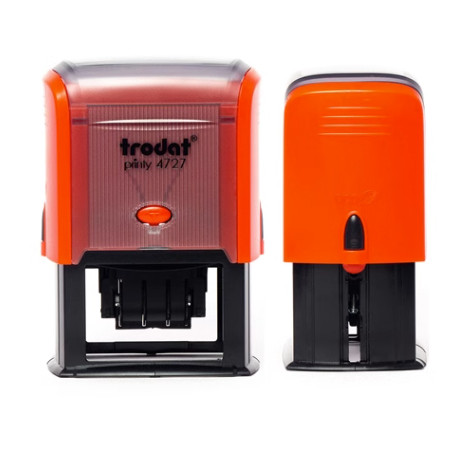 

60x40mm Self-Inking Rubber Date Stamps Office Stamp for Professional and Personal Applications