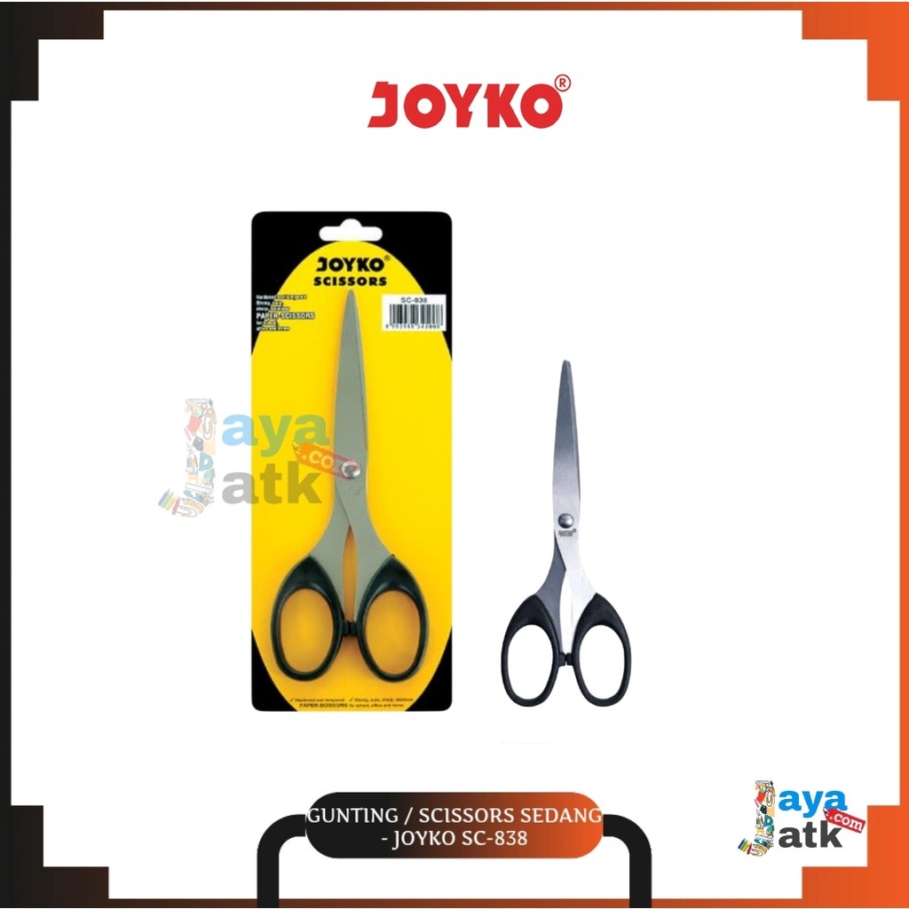 

Gunting Tanggung / Scissors Sedang - Joyko SC-838