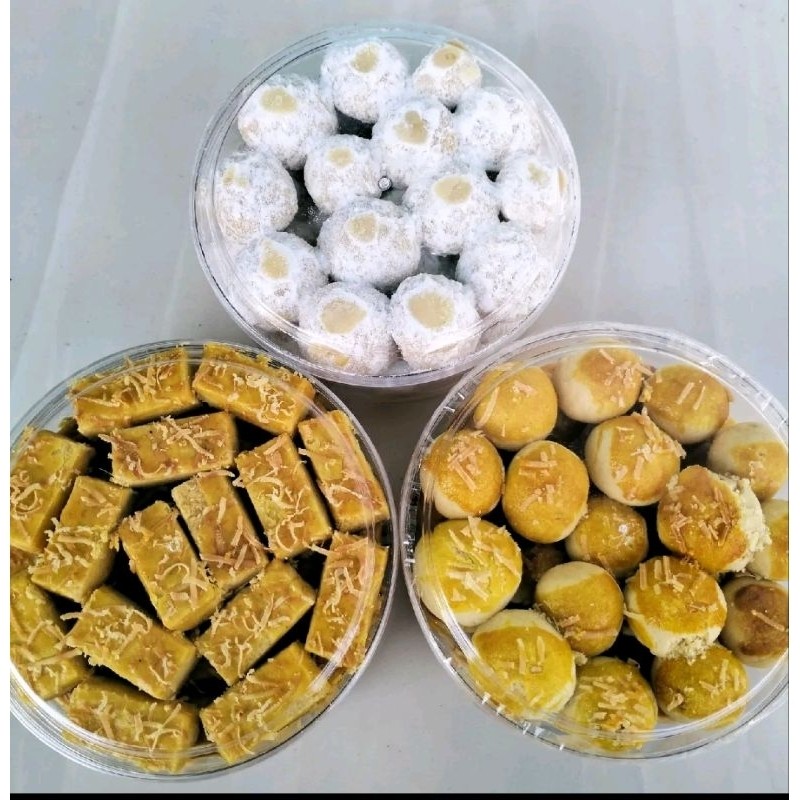 

Promo!!! Paket nastar ekonomis isi 3toples @1000grm