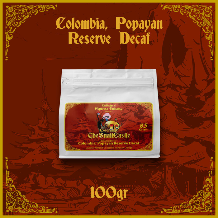 

READY STOCK!!! Kopi Arabika Colombia Popayan Decaf, Sugarcane decaf by Cofinet - 100gr