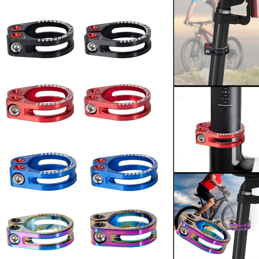 

Seatpost Clamp, Bike Seat Post Clamp, Bolts Binder Clamp, Seatpost Clip, for Casual Bikes, Road Bikes Parts