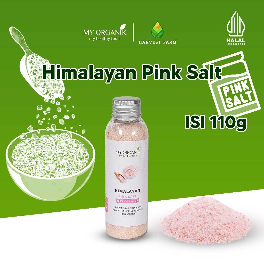 

My Organik Garam himalaya 110gr Himalayan Salt Sea Pure Organic