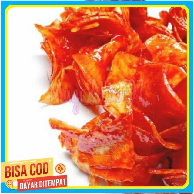 

1kg Keripik singkong doyan balado pedas basah