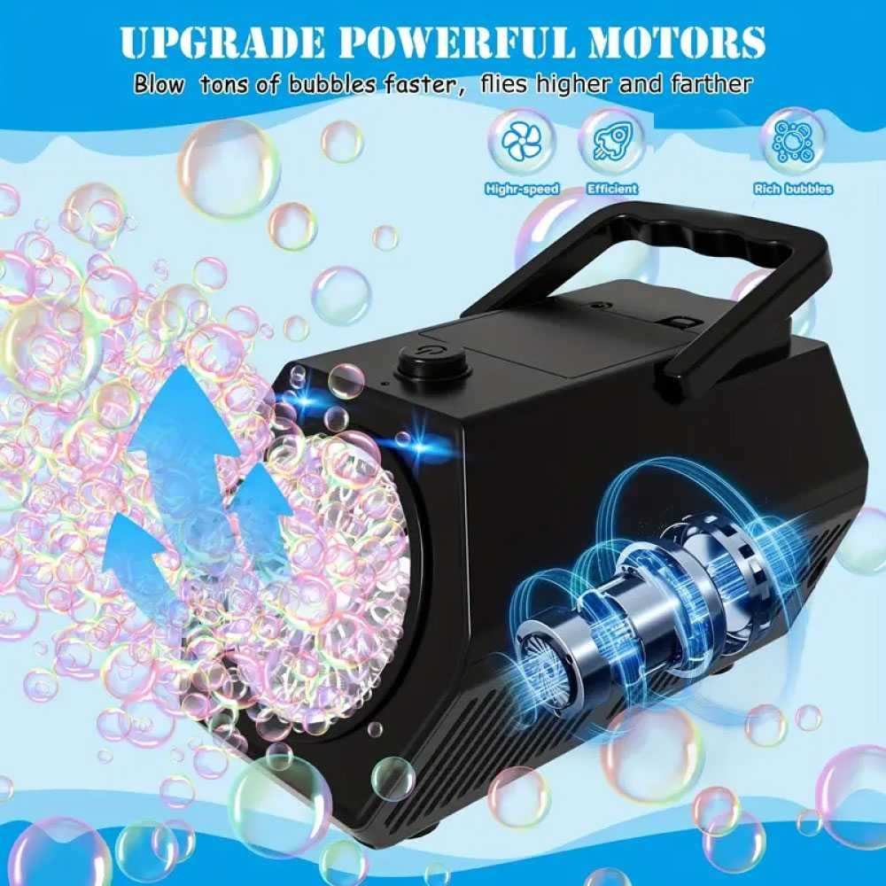 

promo online Februari JH Mesin Pembuat Gelembung Mini Automatic Stage Bubble Machine 5V - 575 Root Bloom