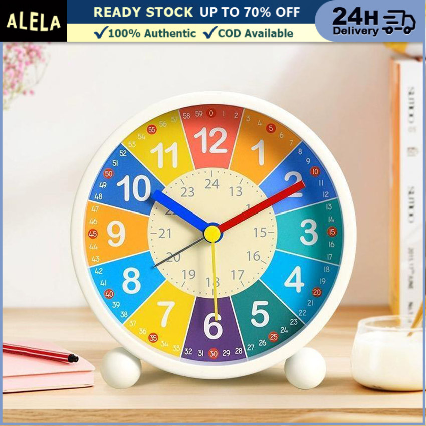 Jam Weker Alarm Bunyi Jam Beker Meja Ruang Tidur Anak Laki Laki Perempuan TK SD