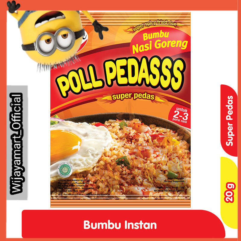 

Kobe Bumbu Nasi Goreng Super Pedas 20 g