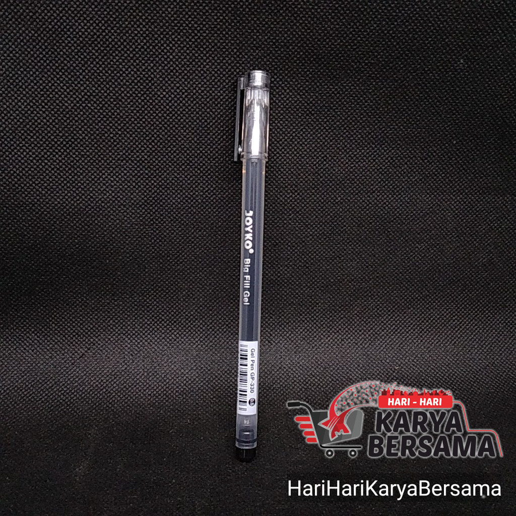 

PULPEN JOYKO GEL HITAM PEN BIG FILL GP-330 0.5MM BLACK