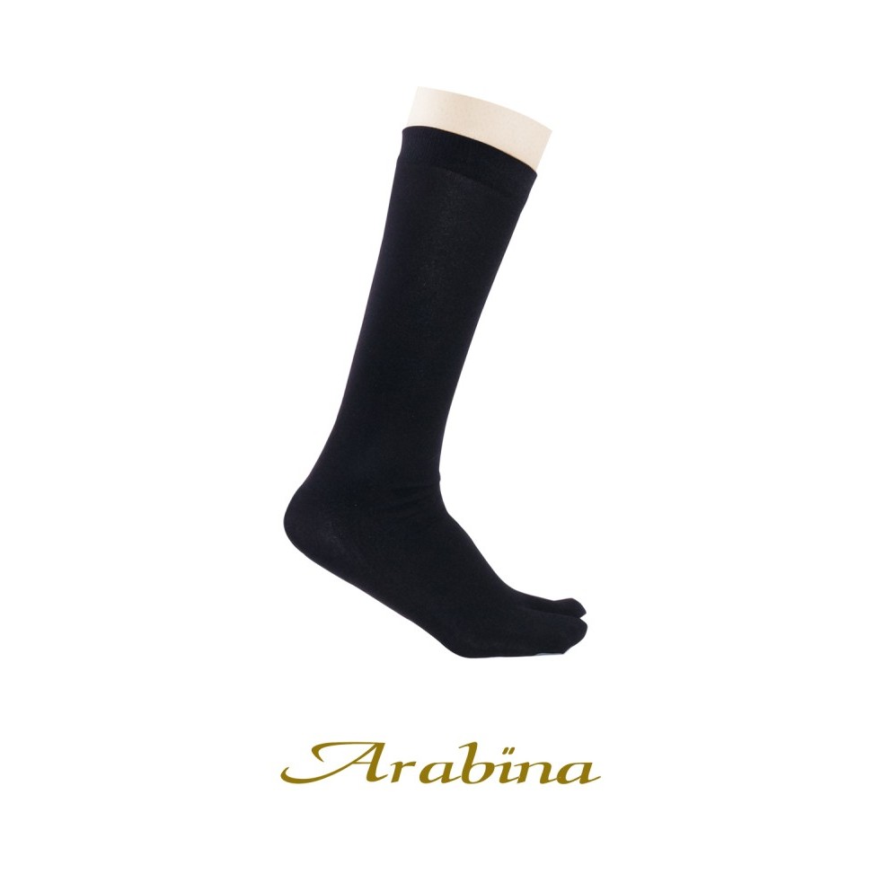 ⭐COD⭐ MUNDO ARABINA kaos kaki muslim wanita jempol selutut  kaos kaki hijab  Hitam Murah