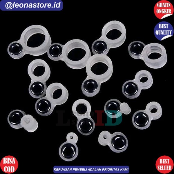 14 pcs , 1-14pcs Ring Guide joran pancing bahan silikon