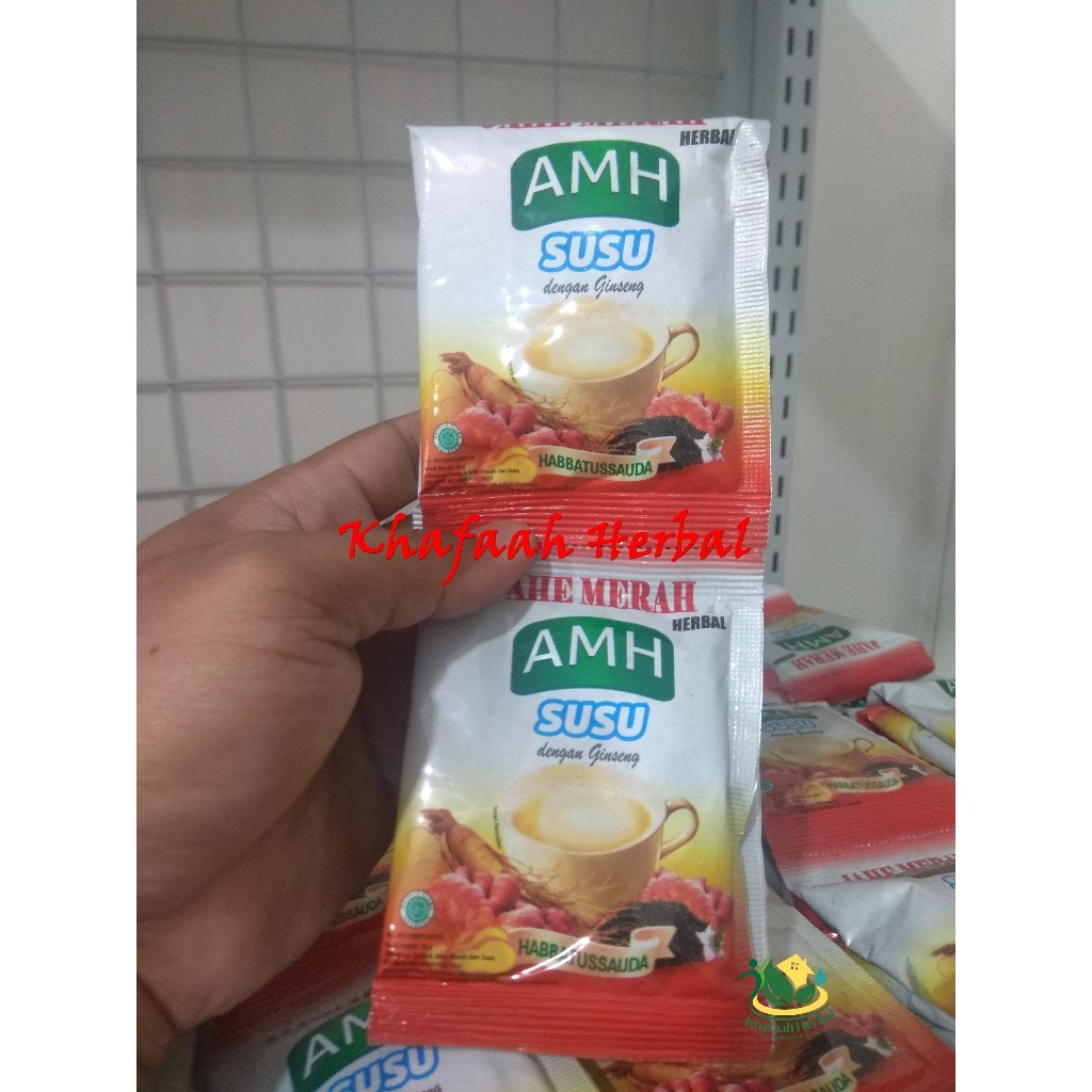 

Jahe Merah AMH Susu Dengan Ginseng Dan Habbatussauda Per Renceng