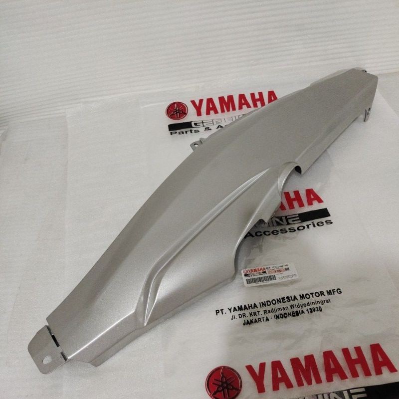 Cover Body belakang Kiri Silver Yamaha Vega R New Original TOPSEMARANG