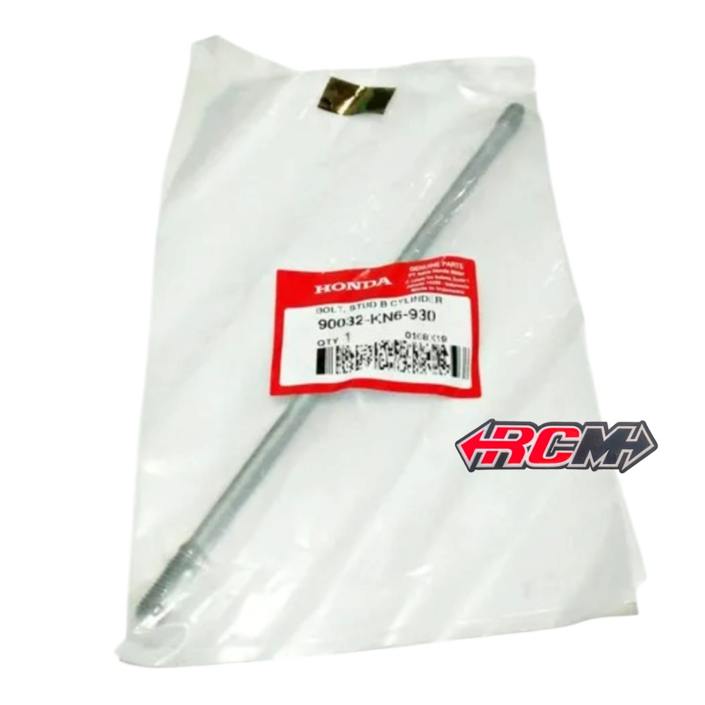 90032-KN6-930 BOLT STUD B BAUT BAUD CYLINDER SILINDER HEAD ANCER SUNDUK SATE TIGER ORI ORIGINAL HOND