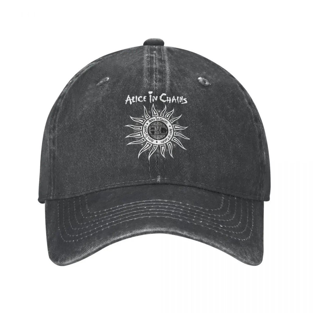 Baseball Caps Alice In Chains Rock Band Accessories Unisex Vintage Distressed Cotton AIC Heavy Metal