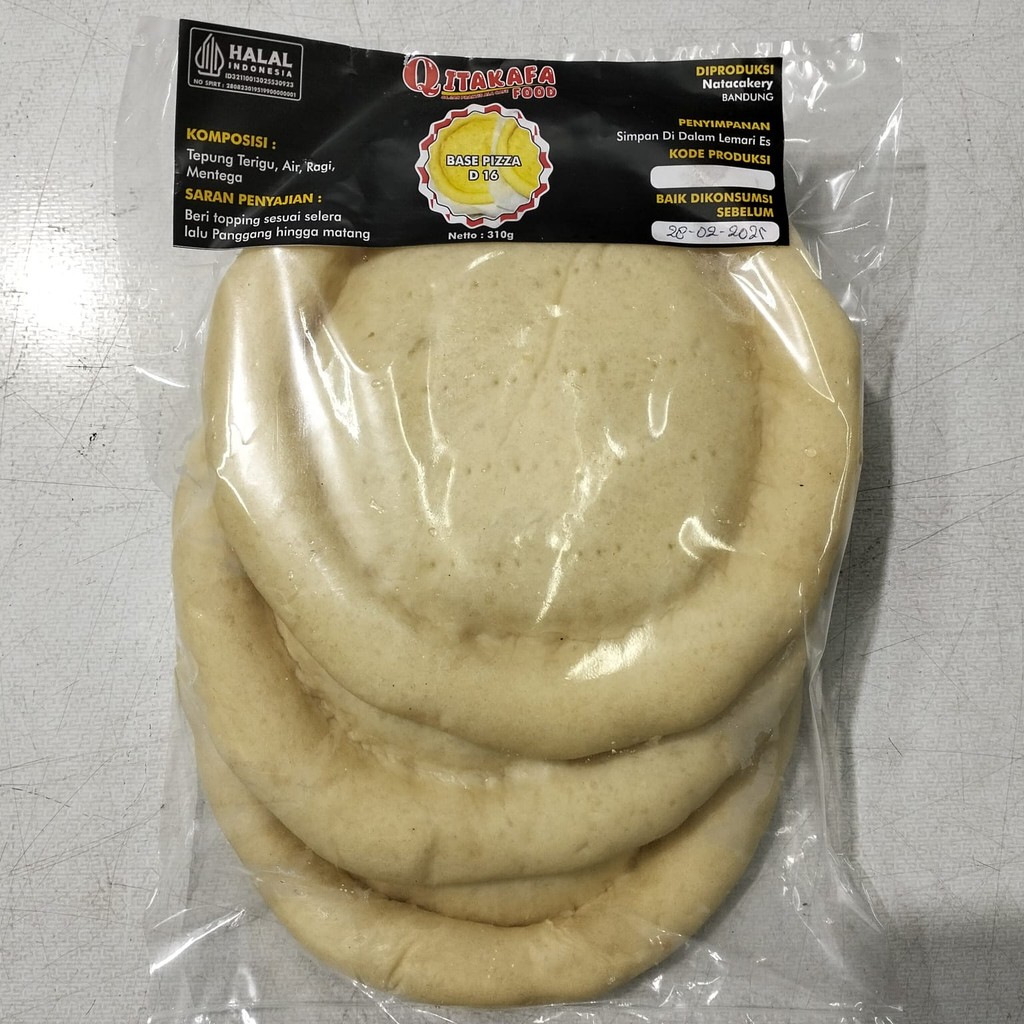 

QITAKAFA FOOD - PIZZA BASE INSTANT 310GR / ROTI PIZZA SIAP PAKAI
