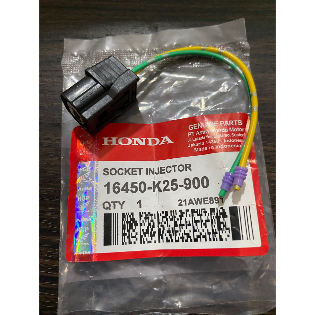 socket injektor motor beat fi scoopy fi vario - soket injector