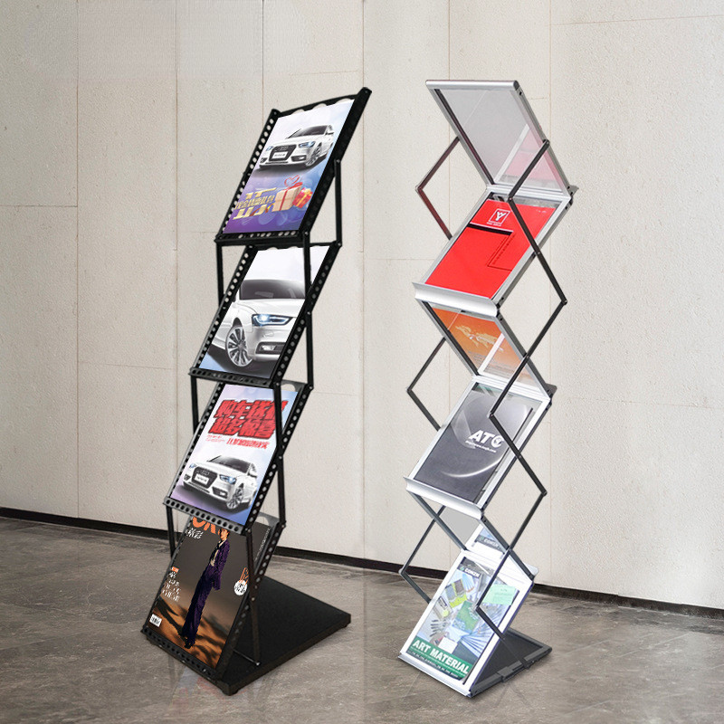 

Foldable A4 Aluminum Alloy Display Stand for Exhibitions and Conventions Home Organization and Storage