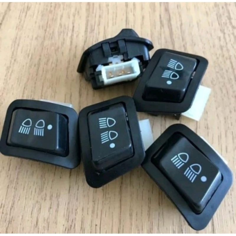 SAKLAR MOTOR DIM TOMBOL DIM LAMPU TECH / SAKLAR 3 FUNGSI DIM / TOMBOL DIM 3 TITIK HONDA TECH