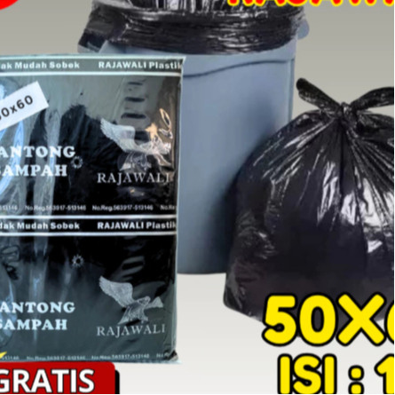 BRG NEW Kantong Plastik Sampah 50X60