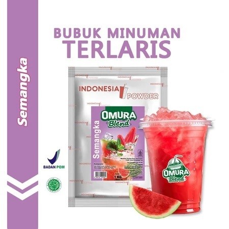 Rasa Semangka 1 Kg / Bubuk Minuman Berkualitas Merk Omura Blend