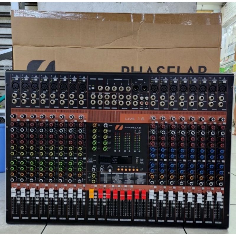 PHASELAB LIVE 16 mixer audio 16 channel usb soundcard bluetooth original garansi resmi
