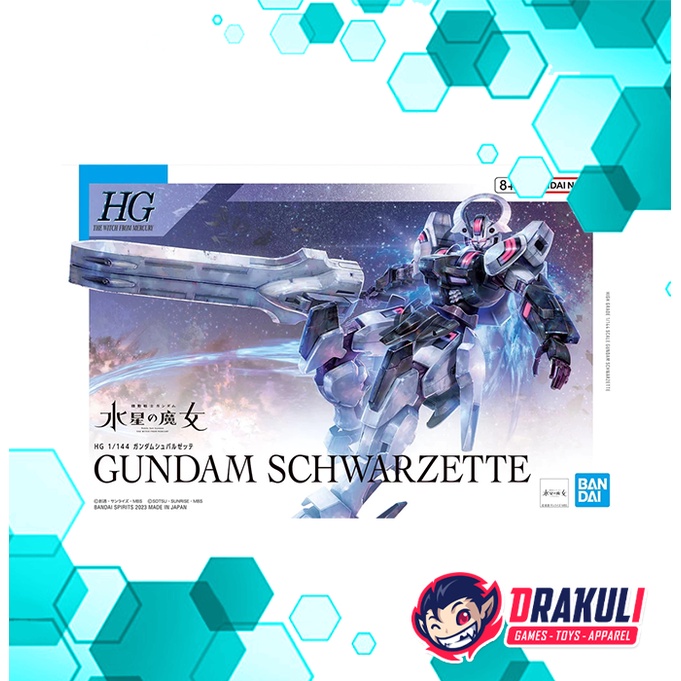 BANDAI Plamo HG Gundam Schwarzette