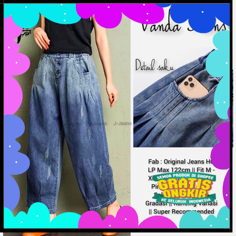 CELANA VANDA JEANS/ Kualitas Terbaik
