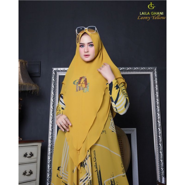 Leony Series by Laila Ghani syari/set syar'i premium/Laila Ghani terbaru/syari original brang premium