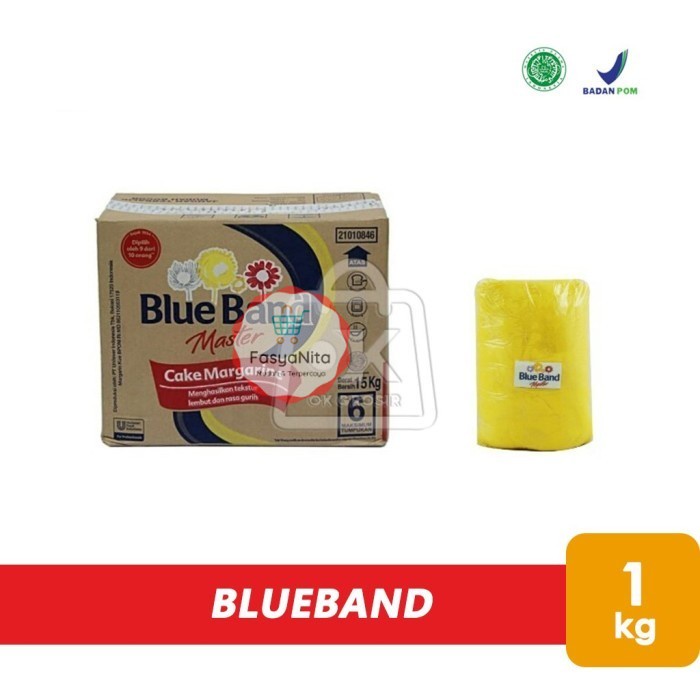 

BLUEBAND MASTER 1 KG - BLUE BAND MCM - MASTER CAKE MARGARINE 100% ASLI - FasyAnita Mart Denpasar