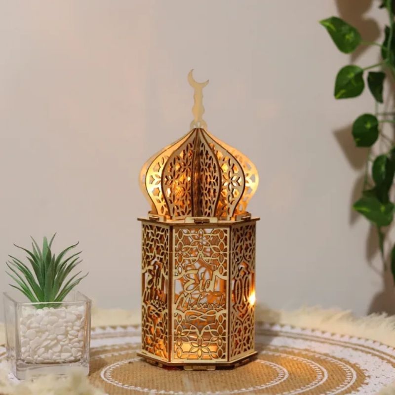 LAMPU LED LAMPU LILIN LENTERA LED KUBAH MASJID DEKORASI IDUL FITRI - LAMPU EID-DECORATION