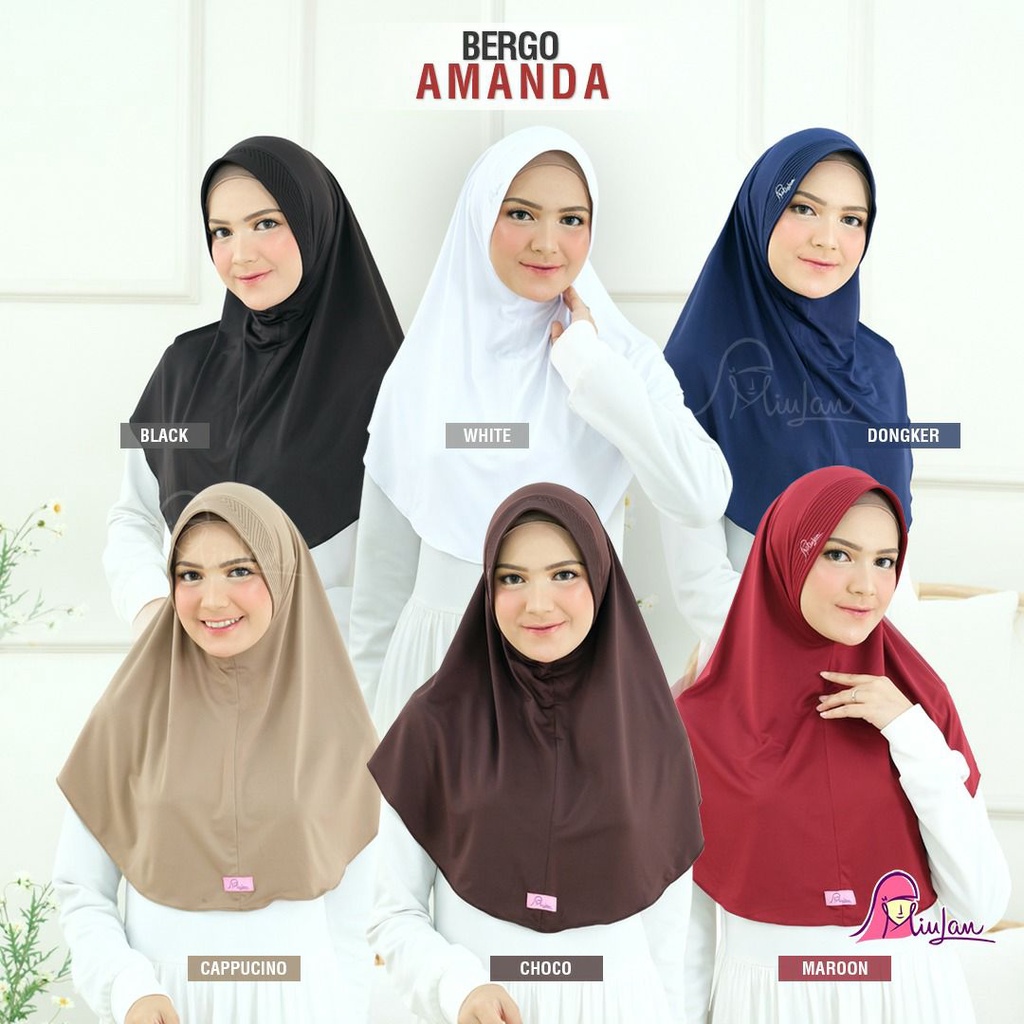 Miulan Bergo Dewasa seri Amanda Bahan Jersey
