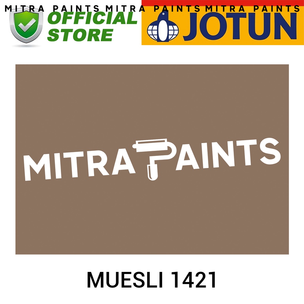 CAT TEMBOK JOTUN INTERIOR EKSTERIOR MUESLI 1421 / COKLAT