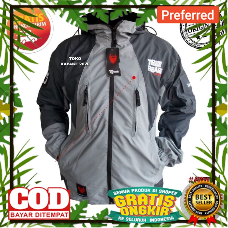 OOTD KEREN JAKET TRENDY 2023 /Jaket Parasut Pria Treebeard Original Taslan JN Ori Parasit Switer Cow