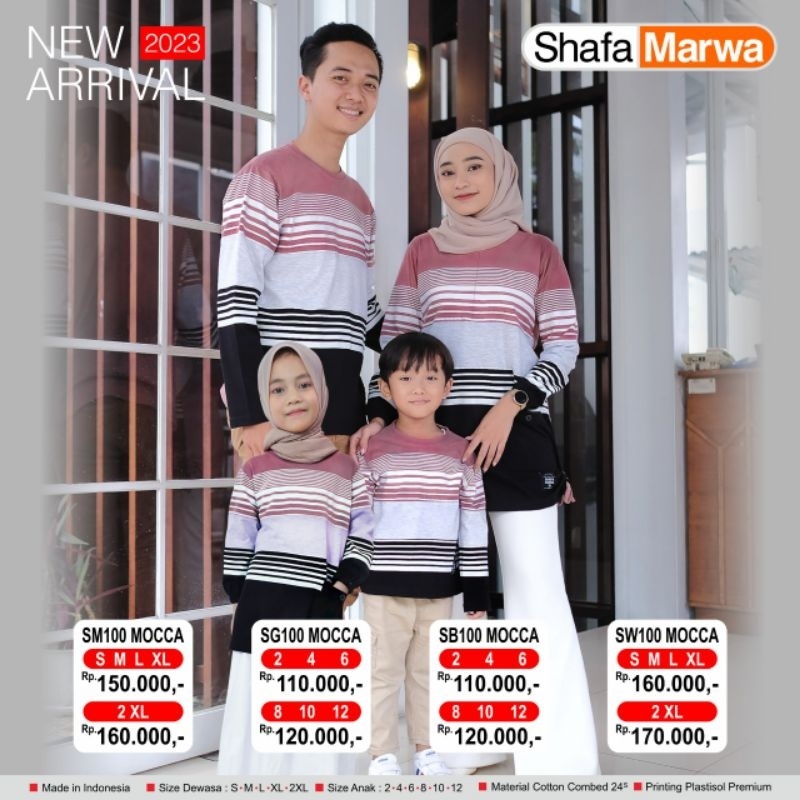 kaos couple family merk shafa marwa 100