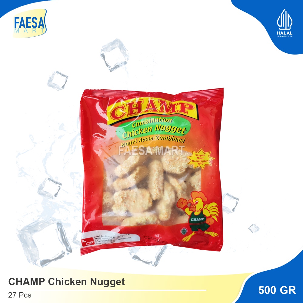 

CHAMP Chicken Nugget 500gr