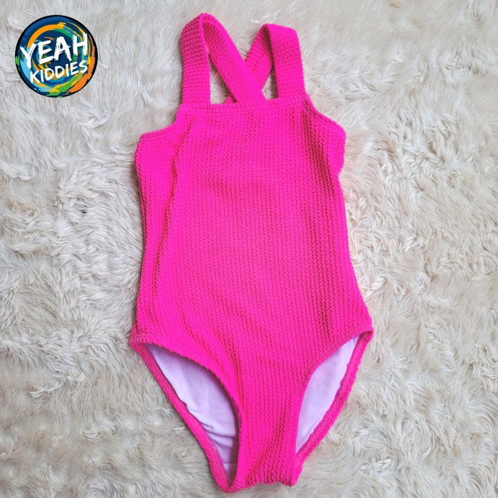 BAJU RENANG ANAK PEREMPUAN CEWEK BIKINI COTTON ON KIDS SWIMWARE SWIMSUIT 3 TAHUN PINK
