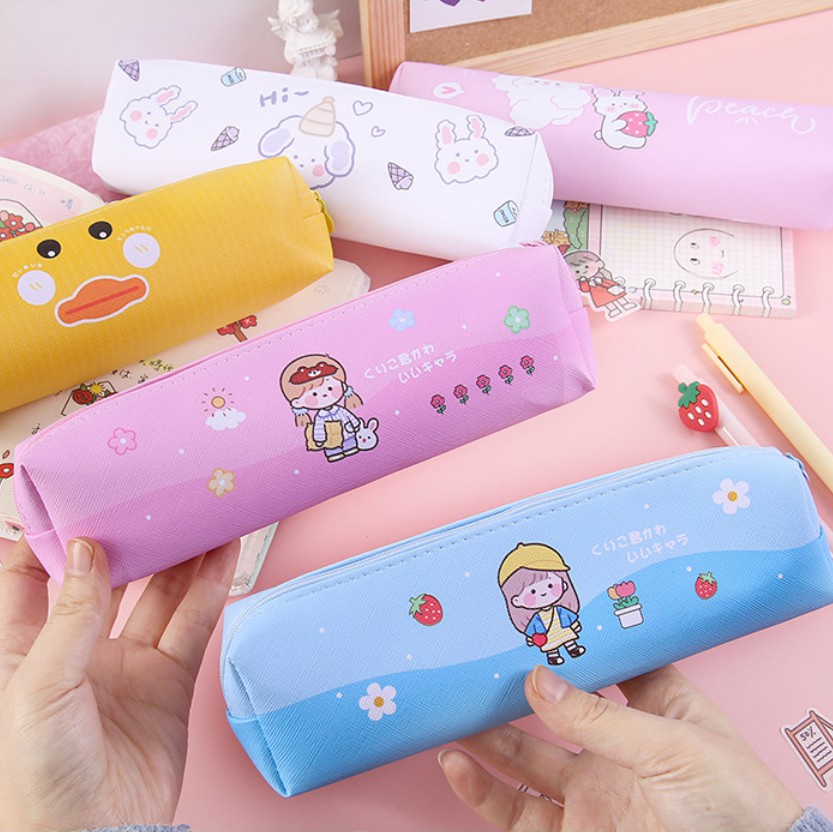 

KOTAK PENSIL MOTIF KARTUN LUCU UNIK / KOTAK PULPEN / TEMPAT ALAT TULIS IMPORT BS