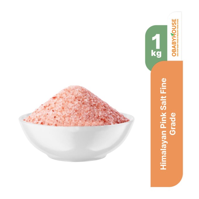 

Bisa COD Himalayan Pink Salt Fine Grade 1 Kg