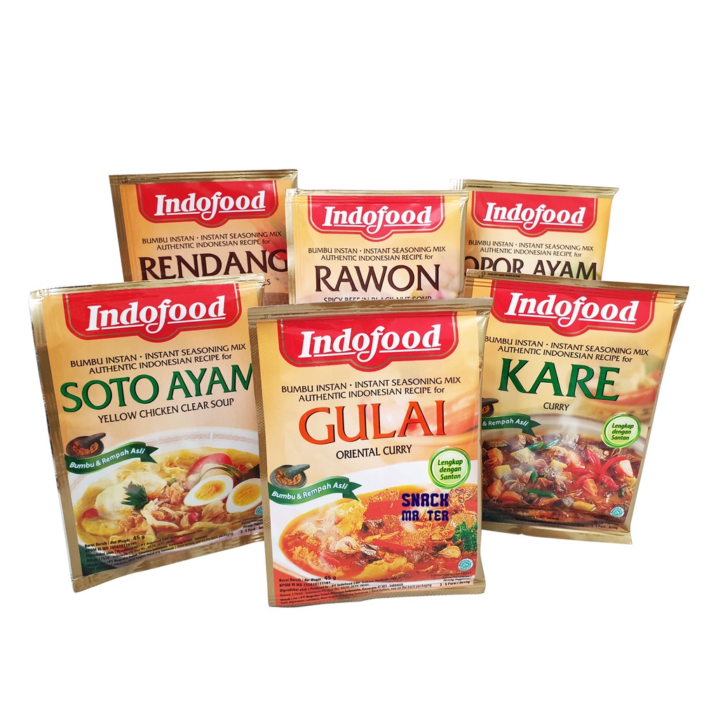 

Indofood Bumbu Instant Aneka Masakan Nusantara - Netto 45gr