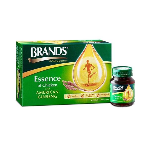 

BRAND'S Essence of Chicken with American Ginseng [70 gr x 6 Botol]
