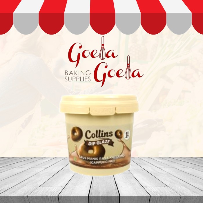 

New Produk Collins Dip Glaze 1 kg - Cappucino