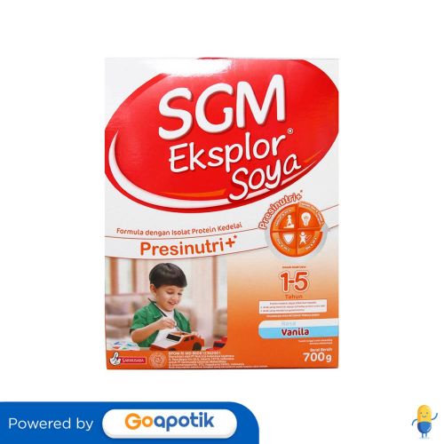 

Sgm Soya Rasa Vanila 1-5 Tahun 700 Gram