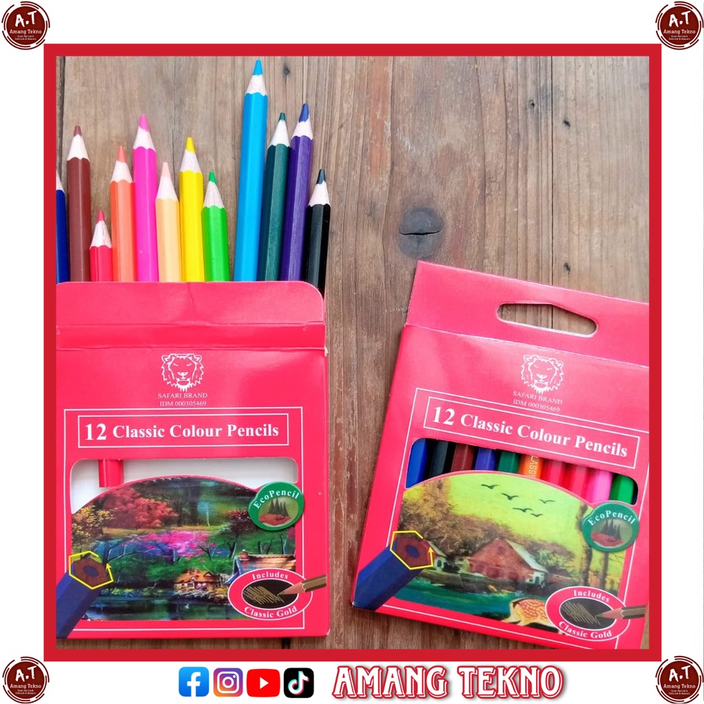 

PENSIL 12 WARNA KECIL VAN ART/SAFARI TERMURAH