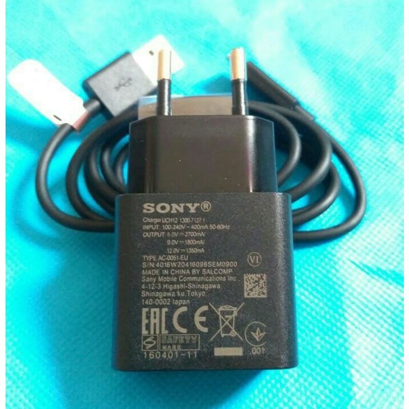 GRATIS ONGKIR - BAYAR DITEMPAT COD - Charger Casan Sony Quick Charging Type C Carger HP Sony Xperia 